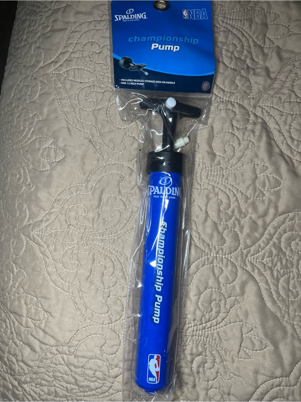Spalding NBA 12” Championship Pump NWT